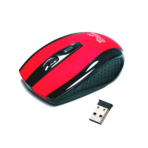 Klip Kmw-340 Mouse Inalámbrico Rojo