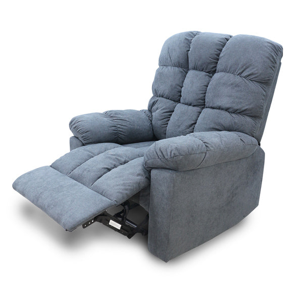 Sillón reclinable 8010# sistema manual, color dusty blue