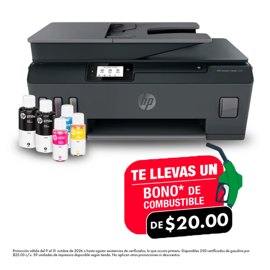 Impresora Multifuncional HP Smart Tank 530 Wi-Fi Bluettoth ADF