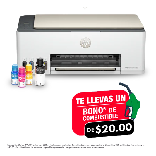 Impresora Multifuncional HP Smart Tank 583 AIO WIFI