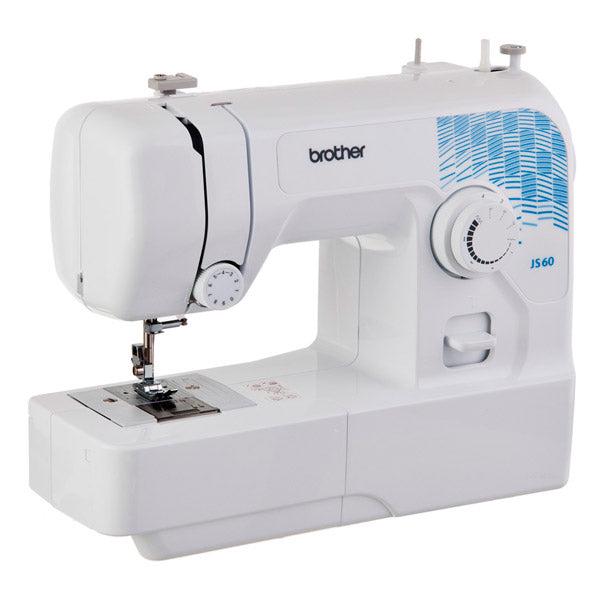 BROTHER MAQUINA DE COSER     JS60 BLANCO 2 PUNTADAS COSTURA RECTA Y ZIG ZAG BORDA H