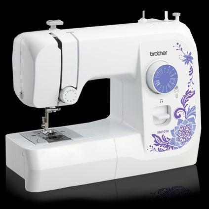 Brother Maquina de Coser  XM1010 Blanco 10 Puntadas Costura Recta y Zig Zag Bord