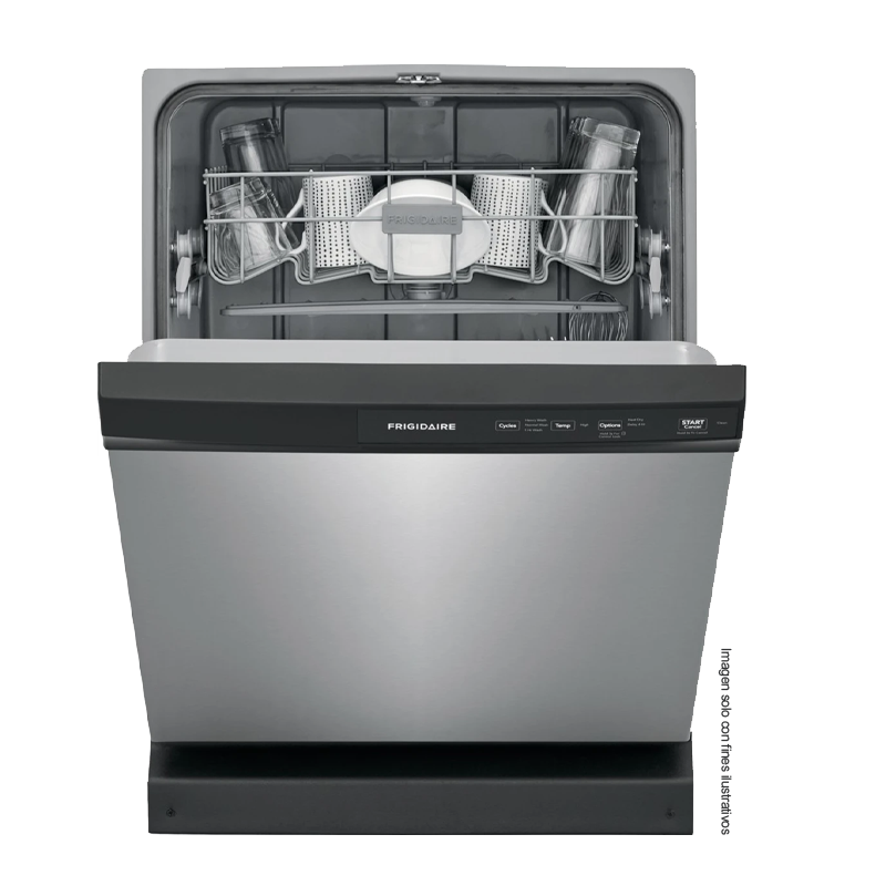 Lavaplatos empotrable 24" FFCD2413US Frigidaire mandos visible, acero inoxidable