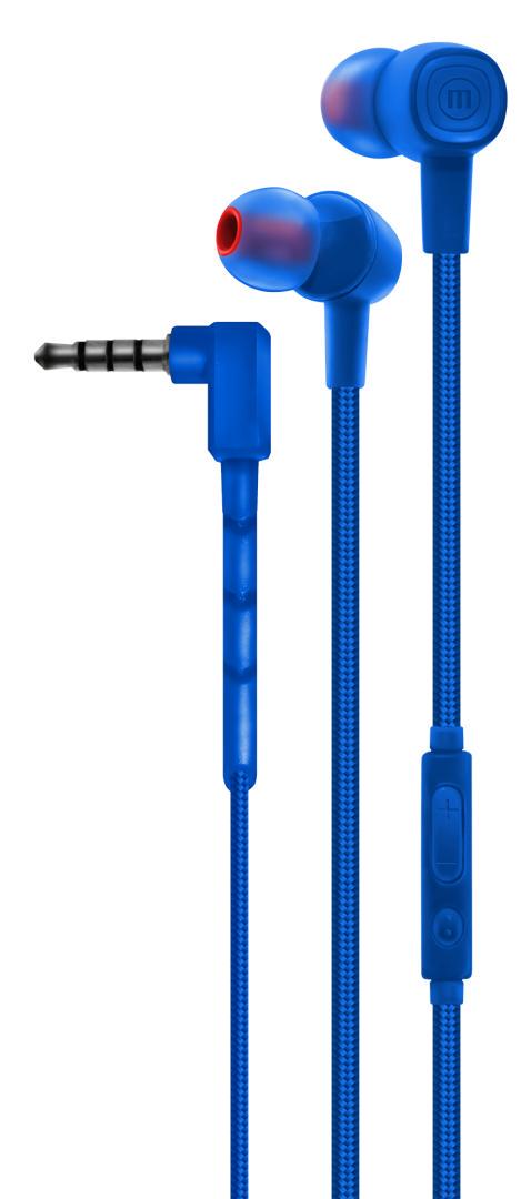 AUDIFONOS MAXELL 348346 IN EAR ALAMBRICO AZUL