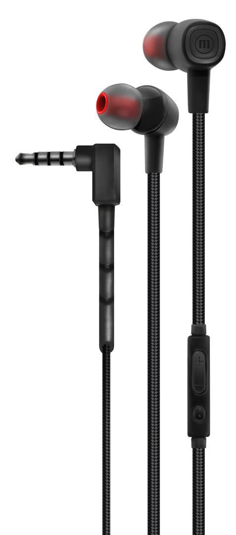 AUDIFONOS MAXELL 348347 IN EAR ALAMBRICO NEGRO