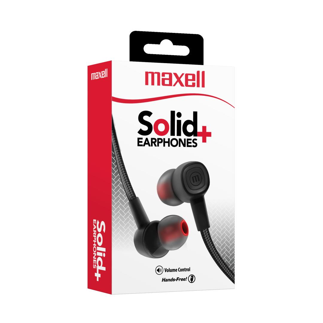 AUDIFONOS MAXELL 348347 IN EAR ALAMBRICO NEGRO