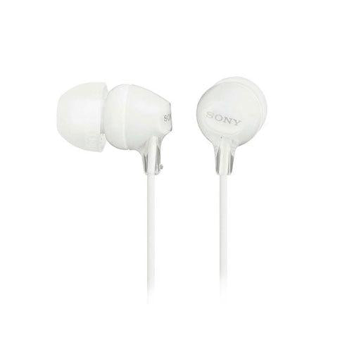 AUDIFONOS SONY MDREX15LP IN EAR ALAMBRICO BLANCO