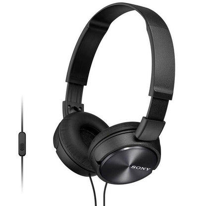 Audífonos over ear alámbricos, MDRX310AP, Sony, color negro con micrófono