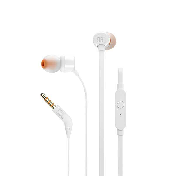 Audífonos JBL T110Wht In Ear Alámbrico Blanco