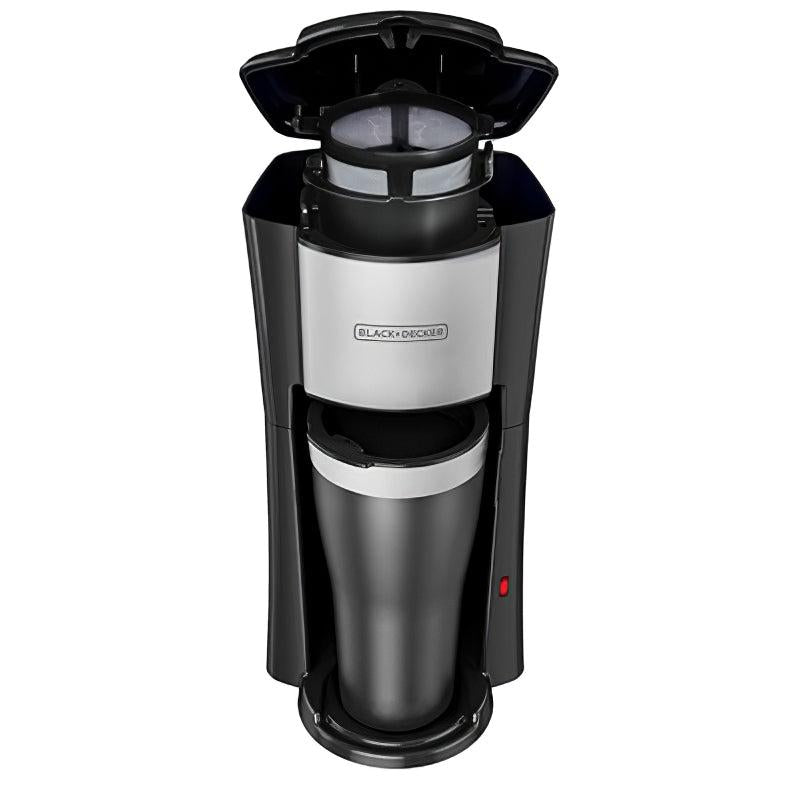 BLACK & DECKER CAFETERA DE TAZA 16 ONZAS  CM618 NEGRO PREPARACION EN 2 FORMAS: CAFE