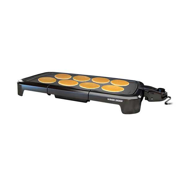 Black & Decker Parrillas y Sartenes Asadores Plancha Electrica 1400 Watts GD2011B