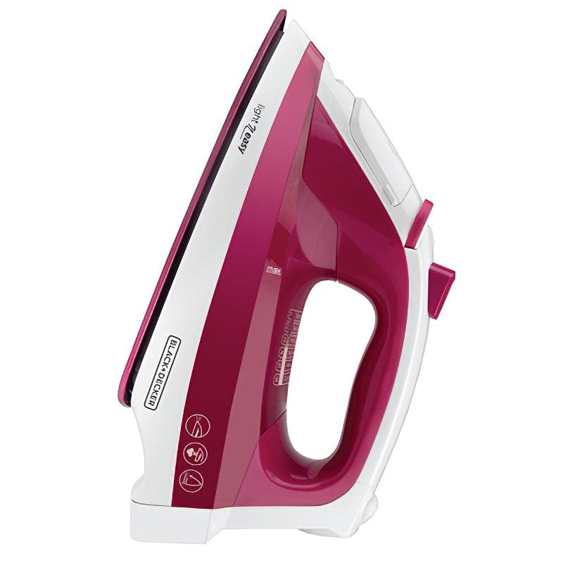 BLACK & DECKER PLANCHA  VAPOR    IR1820 ROJO SUELA ANTIADHERENTE TRUE GLIDE TECNOLO