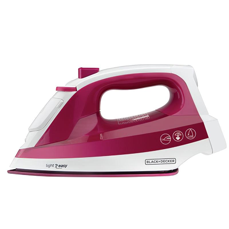 BLACK & DECKER PLANCHA  VAPOR    IR1820 ROJO SUELA ANTIADHERENTE TRUE GLIDE TECNOLO