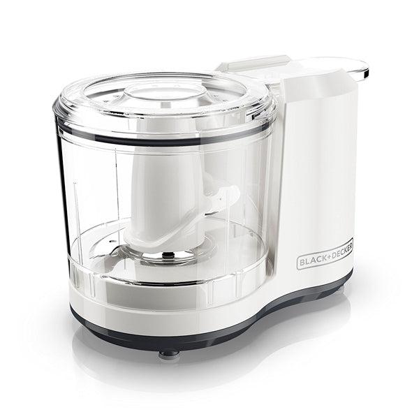 BLACK & DECKER PROCESADOR DE ALIMENTO PICATODO 1.5 TAZAS  HC150W NEGRO CONTROL DE P