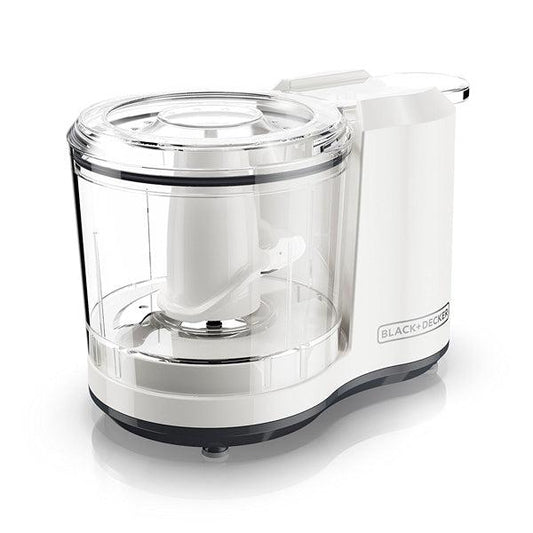 BLACK & DECKER PROCESADOR DE ALIMENTO PICATODO 1.5 TAZAS  HC150W NEGRO CONTROL DE P