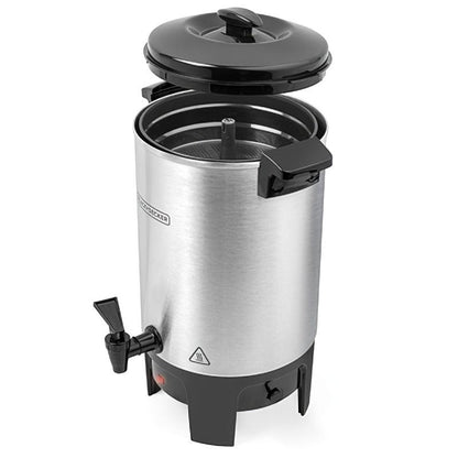 Back & Decker cafetera percolador 30 tazas CMU3000 acero inoxidable tanque de aluminio