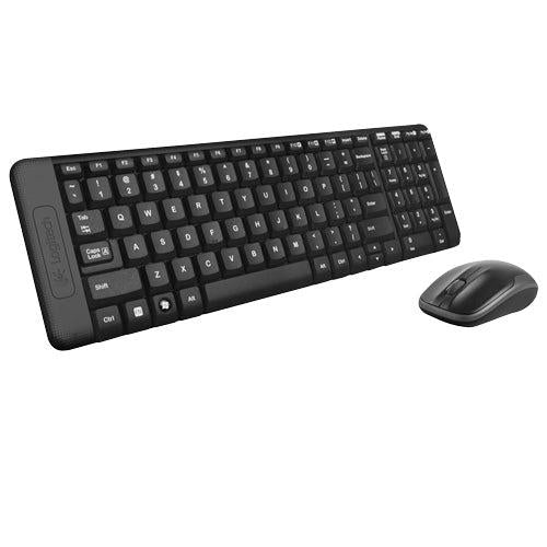 Logitech Mk220 Combo Teclado + Mouse Inalámbrico Negro