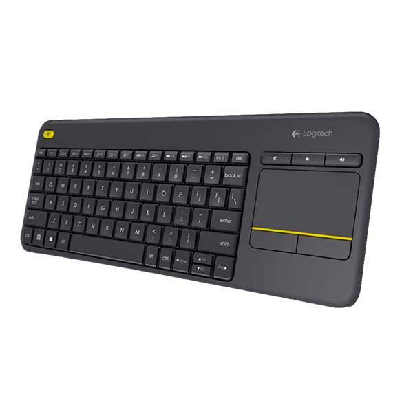 Logitech K400 Teclado Con Touchpad Inalámbrico Negro