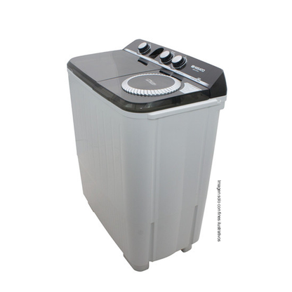 Lavadora Semiautomática, 12 kg, NWM-1210XL, Nisato, Doble tina con bomba de expulsión, Color blanco
