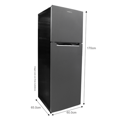 Refrigeradora NISATO 12.2pc NRF-317NFSSHM Top Mount