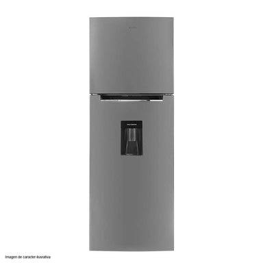 Refrigeradora 11.7pc Top Mount NRF-318SSWDMH  Nisato con dispensador de agua color acero inoxidable