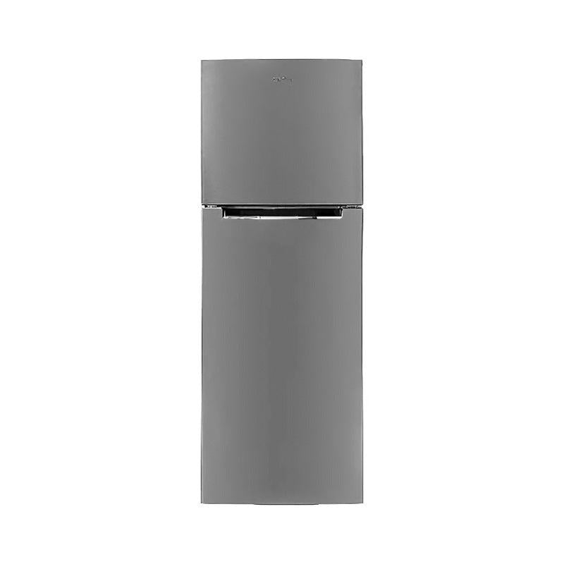 Refrigeradora, 7 PC, frost, NRF-217SSLM, Nisato, negro, bandejas de vidrio templado.