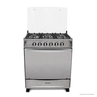 Estufa a gas de 30" NPX-3064TVLPHF  5 quemadores acero inoxidable Nisato