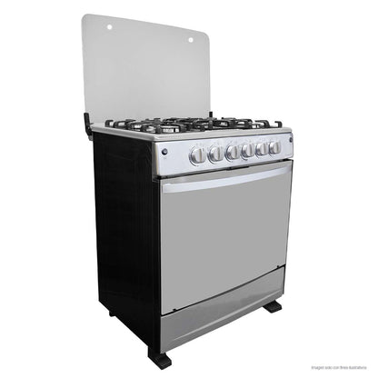 Estufa a gas de 30" NPX-3064TVLPHF  5 quemadores acero inoxidable Nisato