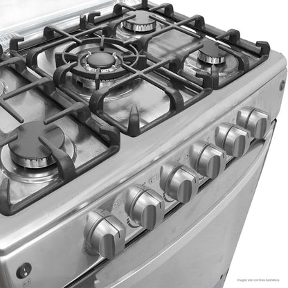 Estufa a gas de 30" NPX-3064TVLPHF  5 quemadores acero inoxidable Nisato