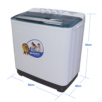 Lavadora 11kg Nisato NWM-1110PMD