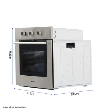 Horno empotrable de 24" a gas Modelo NPH-2401GXDM Nisato