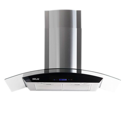 Extractor de grasa 36" campana pared prisma touch 90 DRIJA filtros de aluminio