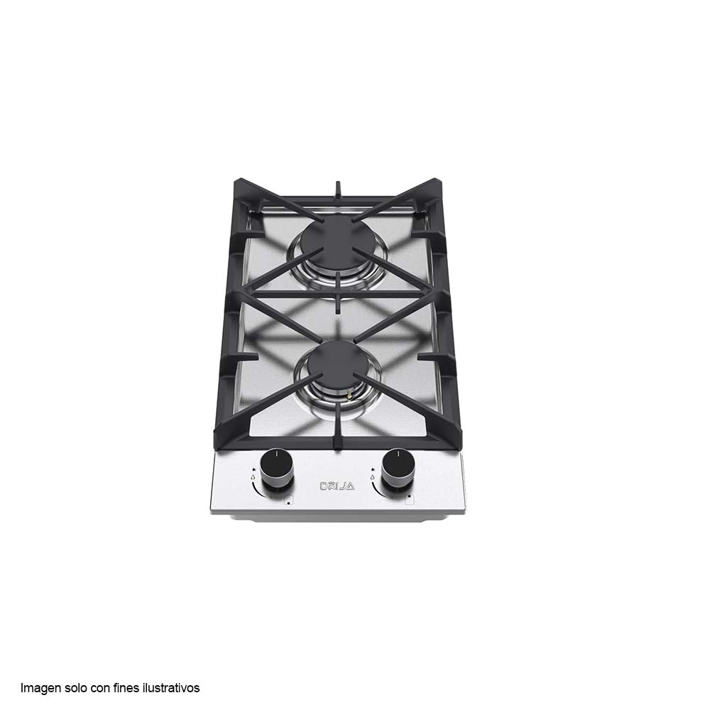 Estufa a gas 30" Milan 76 Drija, acero inoxidable