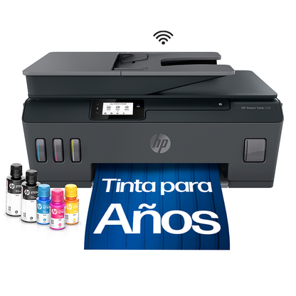 Impresora Multifuncional HP Smart Tank 530 Wi-Fi Bluettoth ADF