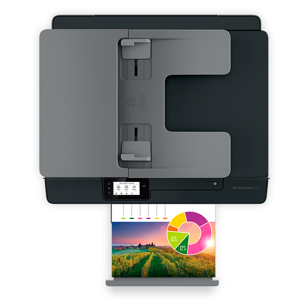 Impresora Multifuncional HP Smart Tank 530 Wi-Fi Bluettoth ADF