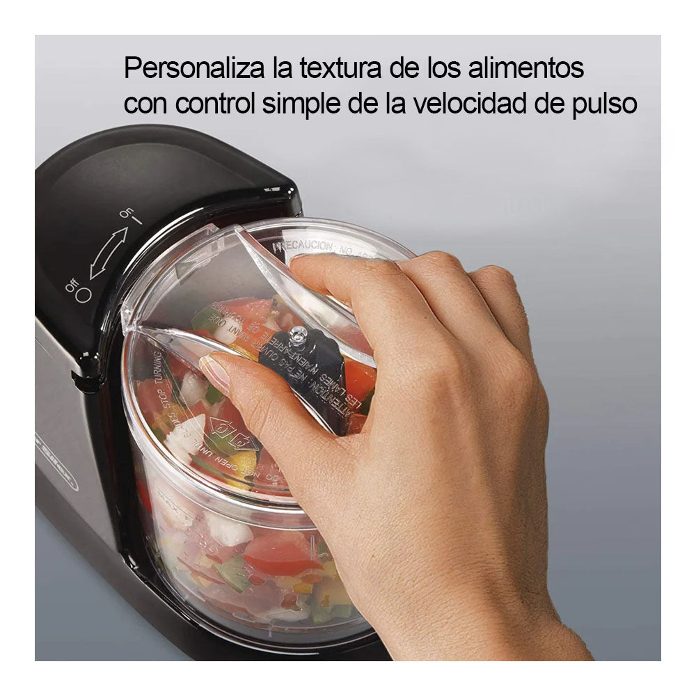 Procesador de alimentos 1.5 tazas PS72507 Protor Silex velocidad con pulso