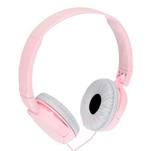 Audífonos over ear alámbricos, MDR-ZX110, Sony, color rosado