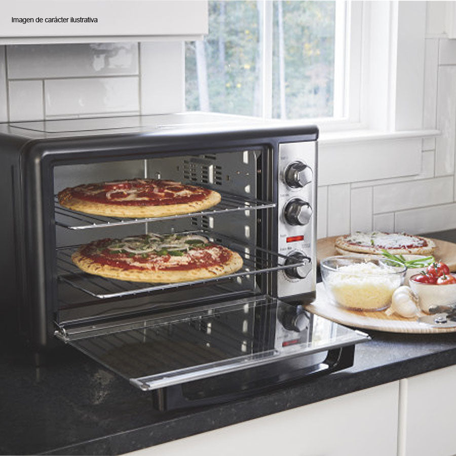 Tostahornos convencional HB31108 Hamilton Beach  rostizador  9 rebanadas