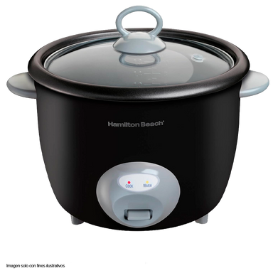 Olla arrocera eléctrica 20 tazas HB37542 Hamilton Beach, color negro