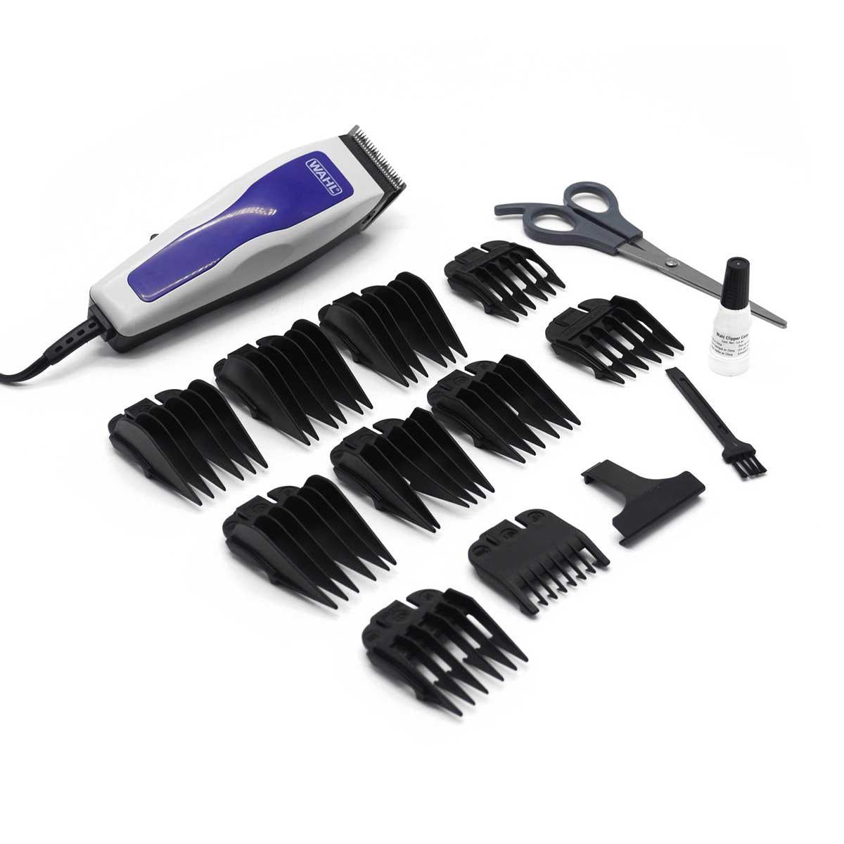 WAHL MAQUINA CORTA CABELLO BARBERA 9314-2808 NEGRO INCLUYE 15