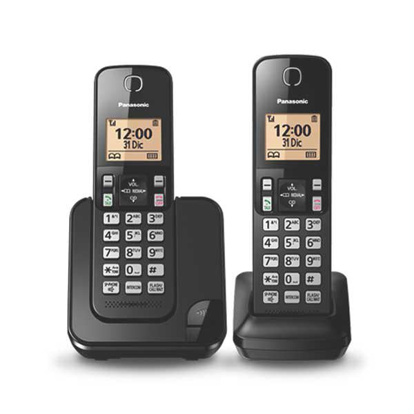 PANASONIC KX-TGC352LAB TELEFONO INALAMBRICO NEGRO 2 AURICULARES