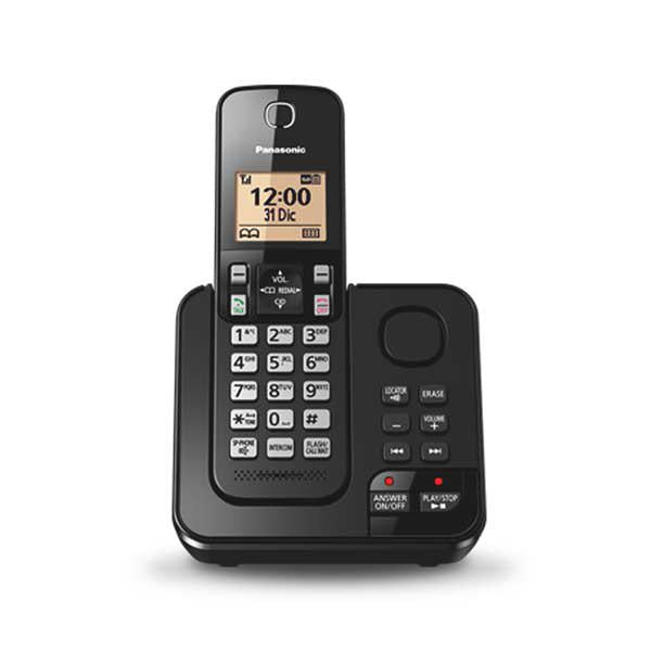 Panasonic KX-TGC360LAB Telefono Inalámbrico Negro 1 Auricular