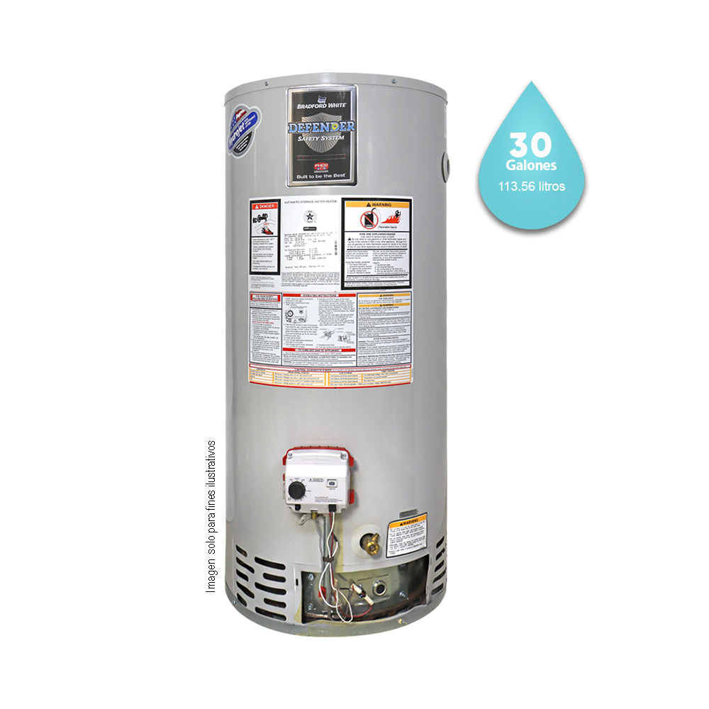 Calentador a gas 30gl R-2-30S6X Bradford White