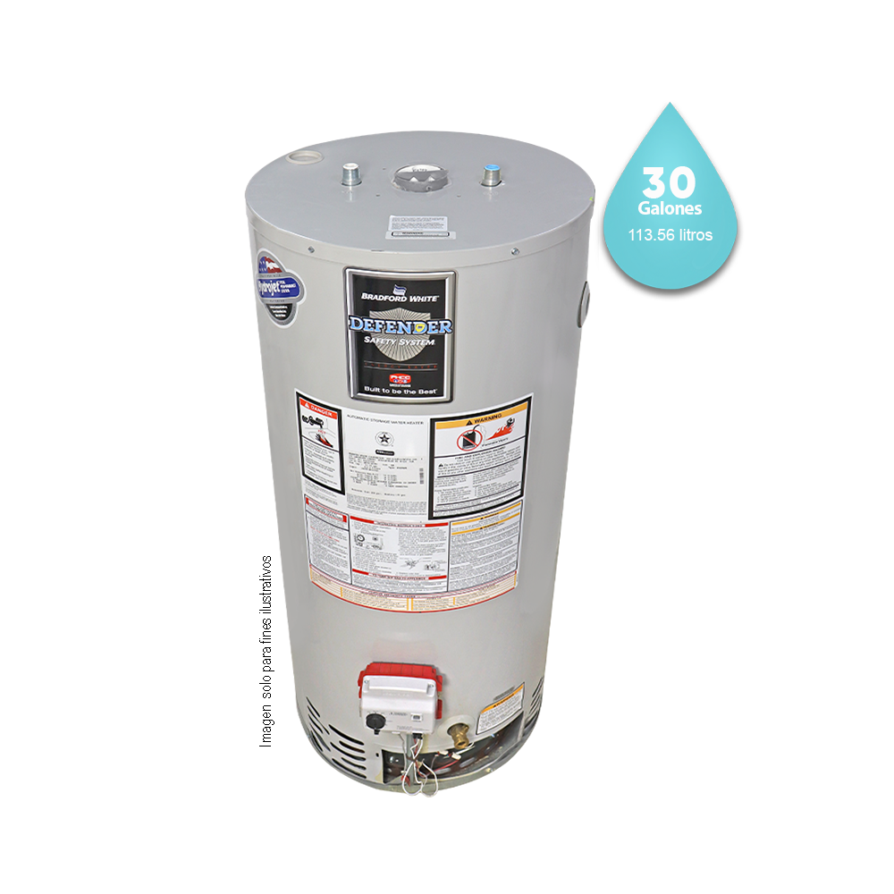 Calentador a gas 30gl R-2-30S6X Bradford White