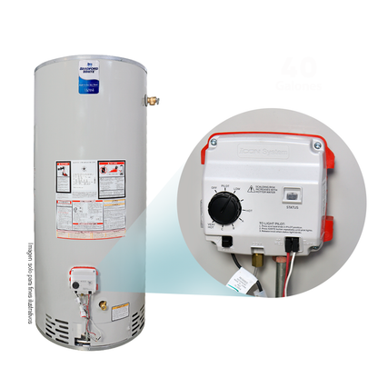 Calentador a gas 40 GL RG-2-40S6X. BRADFORD WHITE