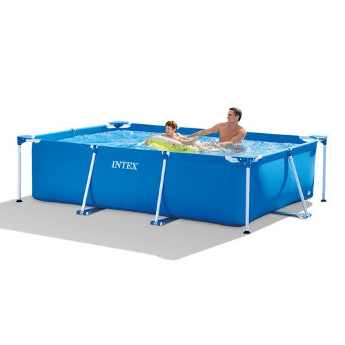 Piscina rectangular con marco de metal 28271 Intex