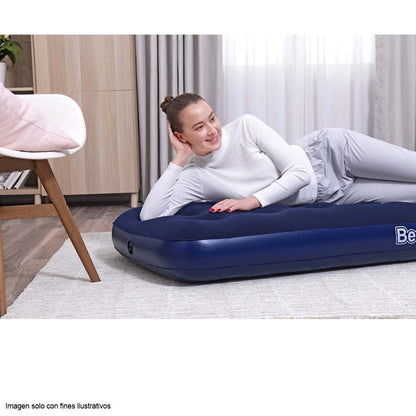 Colchón inflable Single 67000 Bestway tamaño 73" X 30"