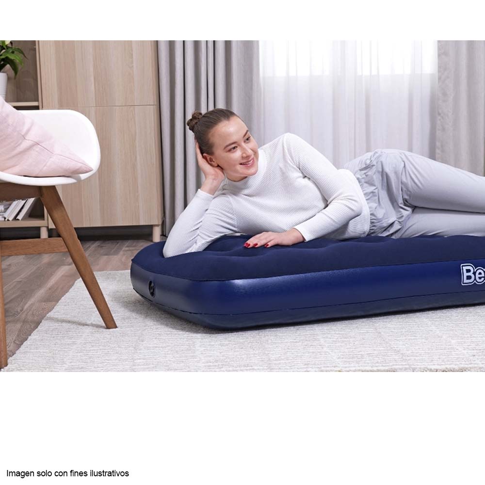 Colchón inflable Single 67000 Bestway tamaño 73" X 30"