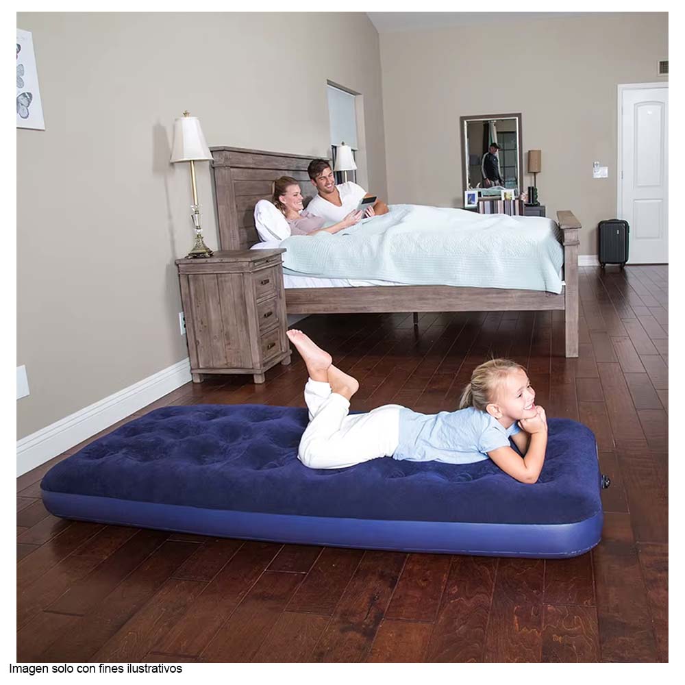 Colchón inflable Single 67000 Bestway tamaño 73" X 30"