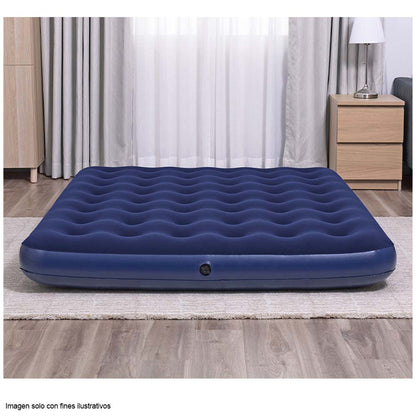 Colchón inflable 67003 tamaño Queen 80x60 pulgadas, superficie flocada